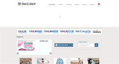 Desktop Screenshot of oncugrup.com.tr