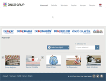 Tablet Screenshot of oncugrup.com.tr